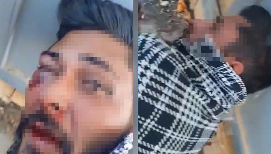 Şanlıurfada kız çocuğunu takip edip taciz etti Mahalleli şüpheliyi dövüp jandarmaya teslim etti