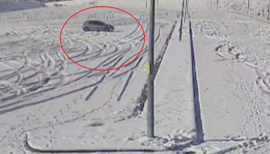 Sınav parkurunda drift atan 2 sürücüye 92 bin TL ceza