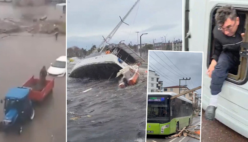Bugün itibariyle başlıyor Yeni sistem etkili olacak: Sağanak ve kar yağışı geliyor Fırtına her yeri vurdu: Çatılar uçtu, tersanede vinç devrildi | İstanbula kar yağışı için tarih verildi