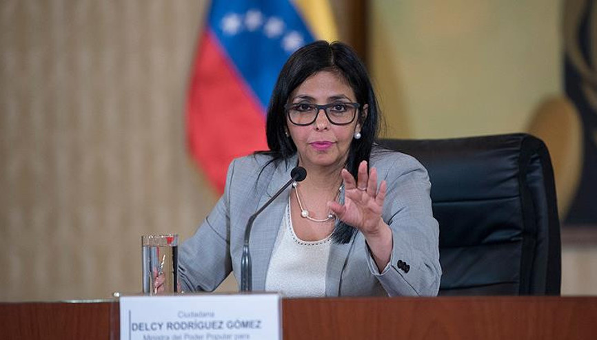 Venezuelanın geçici Devlet Başkanı Rodriguezden Maduroya destek Venezuelanın geçici Devlet Başkanı Rodriguezden Maduroya destek