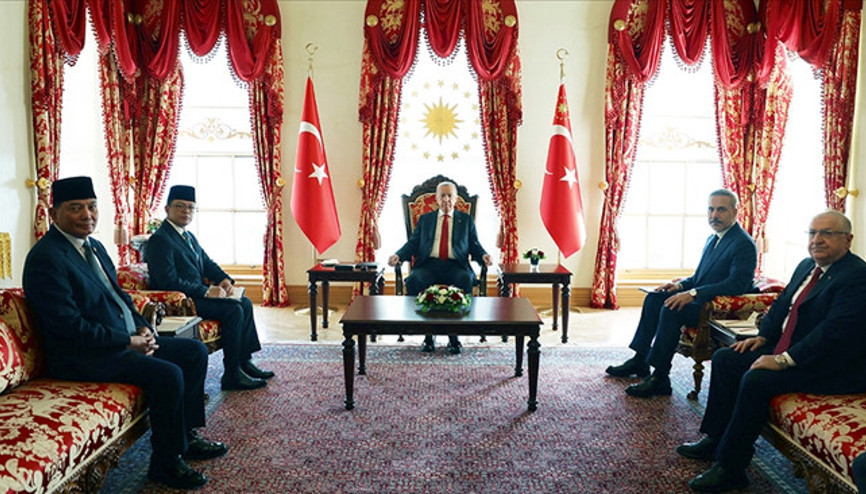 Cumhurbaşkanı Erdoğan, Endonezyalı bakanları kabul etti