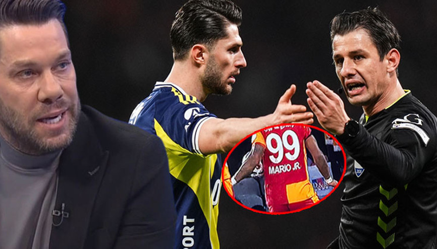 Fenerbahçenin Galatasaray derbisindeki tartışmalı penaltı pozisyonunu Fırat Aydınus değerlendirdi Son noktayı koydu