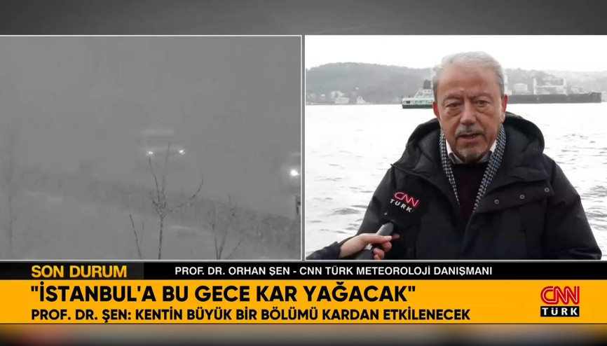İstanbula kar yağışı uyarısı Prof. Dr. Şen: Kesin geliyor, işiniz yoksa hiç dışarı çıkmayın