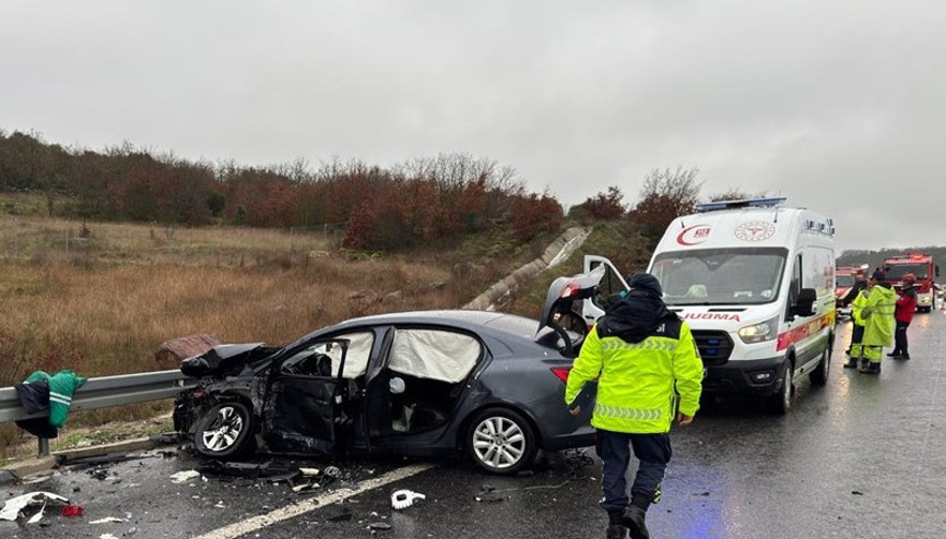 İstanbul-İzmir Otoyolunda zincirleme kaza