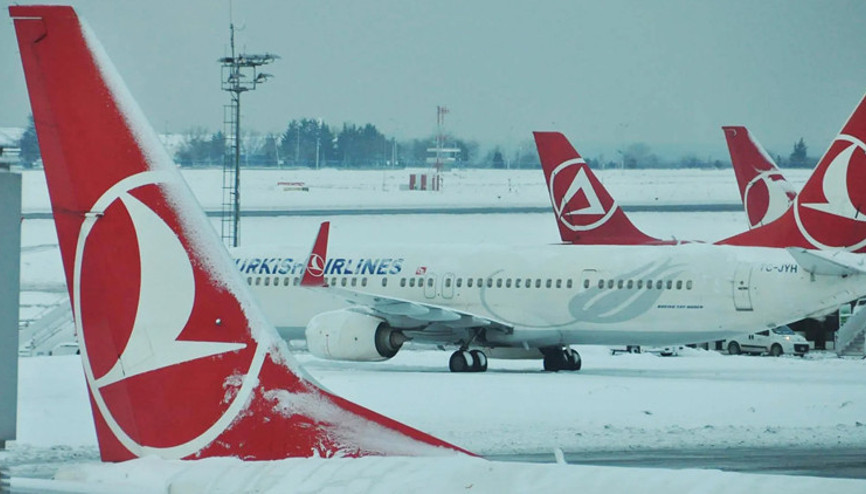 THY, AJet ve Pegasus olumsuz hava koşulları nedeniyle bazı seferlerini iptal etti