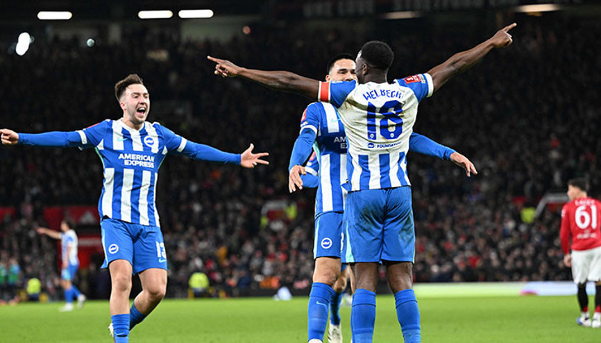 Manchester Uniteda FA Cupta Brighton şoku Ferdi Kadıoğlu...