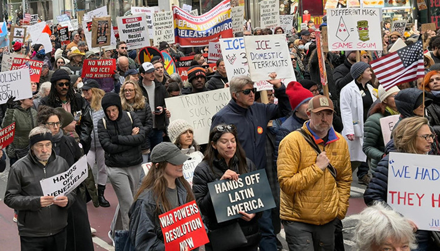 New Yorkta Trumpa karşı büyük protesto