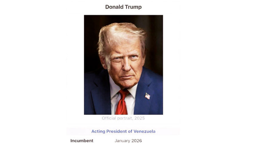 Trump kendini Venezuela Başkanı ilan etti