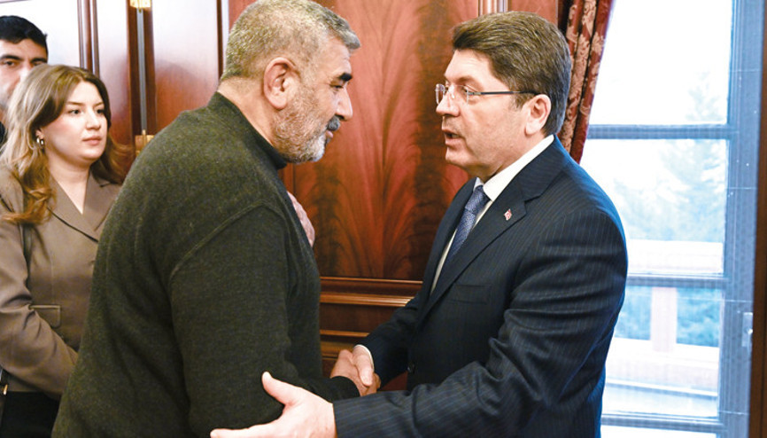 Rojin’in babası Tunç’la görüştü