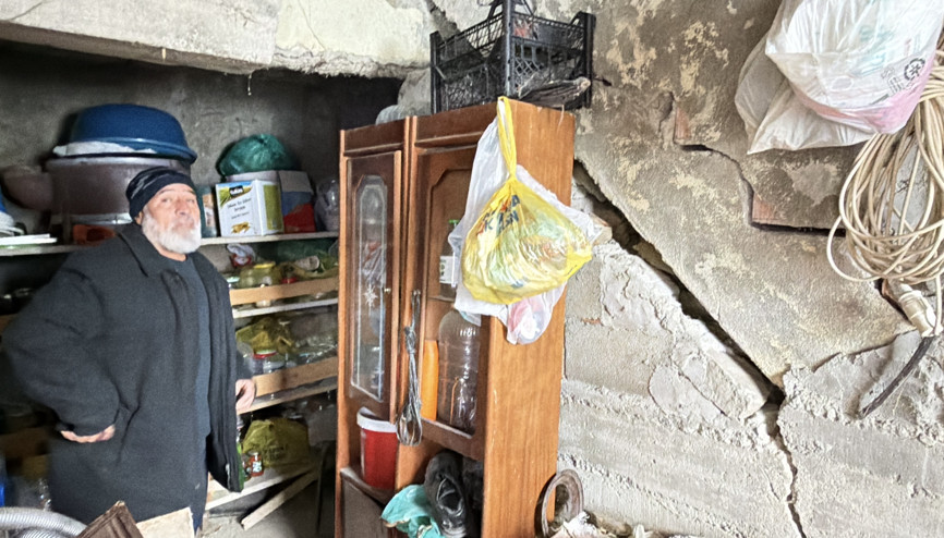 Bartının heyelan; 16 evin duvarlarında çatlaklar oluştu