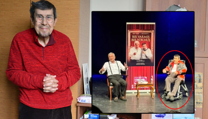 Usta oyuncu Zihni Göktay korkuttu... Kuliste talihsiz kaza