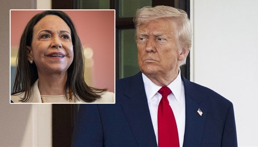 Trump, Venezuela muhalefet lideri Machado ile bir araya geldi