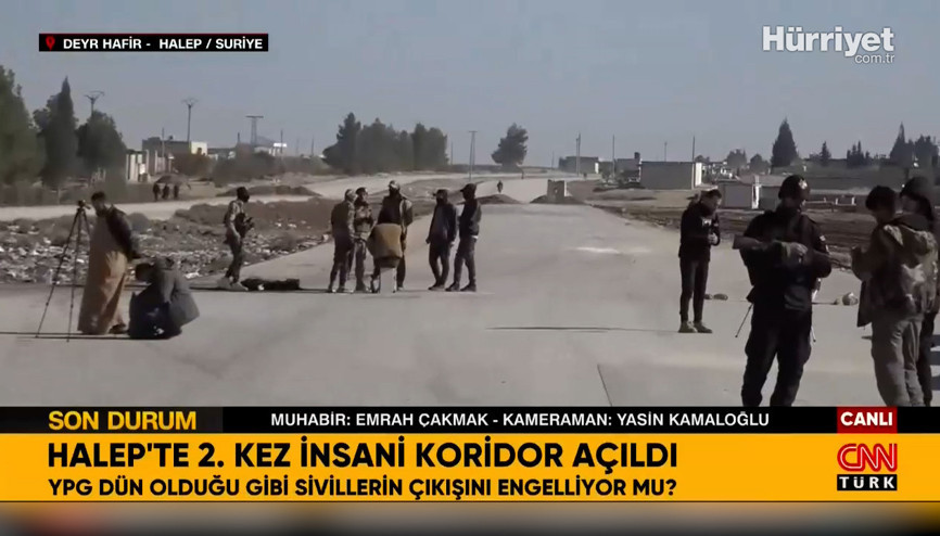 Halepte ikinci kez insani koridor açıldı