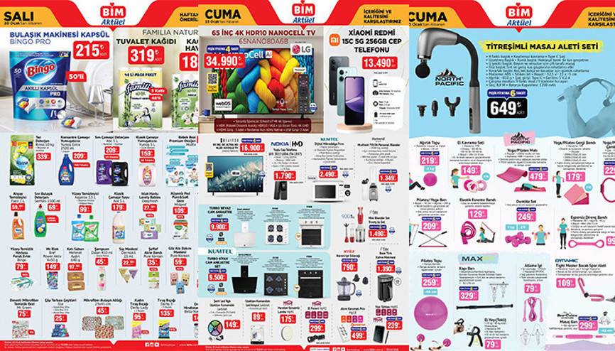 BİM SÖMESTR TATİLİ BİM AFİŞİ SATIŞTA BİM 23 OCAK 2026 KATALOĞU (İNDİRİMLİ ÜRÜNLER BROŞÜRÜ) || BİM broşürü Titreşimli Masaj Aleti Seti getiriyor