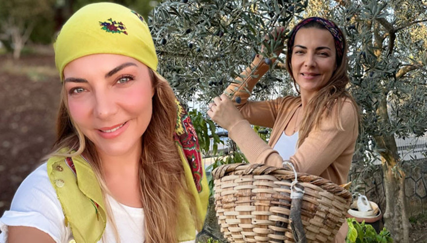 Ünlü oyuncu ata topraklarında... İznikte tarımla ilgileniyoruz, zeytinci olduk