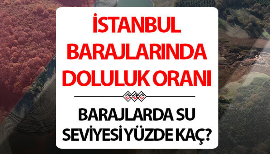 İstanbul baraj doluluk oranları 21 Ocak 2026 güncel | Barajlarda ne kadar su kaldı, İstanbul barajlarında su seviyesi ne kadar İSKİ günlük baraj su seviyesi oranları tablosu
