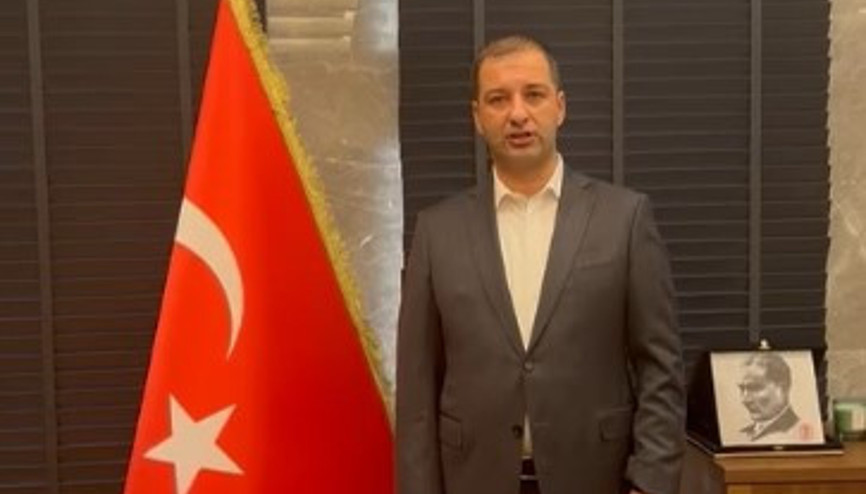 Nusaybin Esnaf ve Sanatkarlar Odası Başkanından bayrağa saldırıya kınama