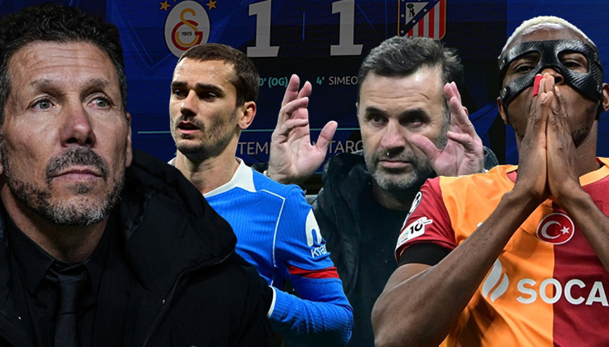 Galatasarayda Atletico Madrid maçı sonrası açıkladı İlk 24 savaşı sürüyor Maçın iki net kırılma noktası var