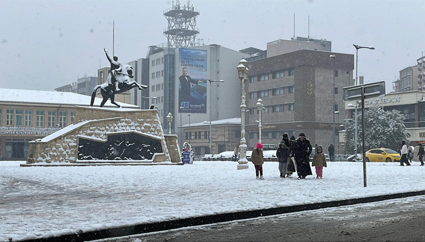 Gaziantepte kar yağışı