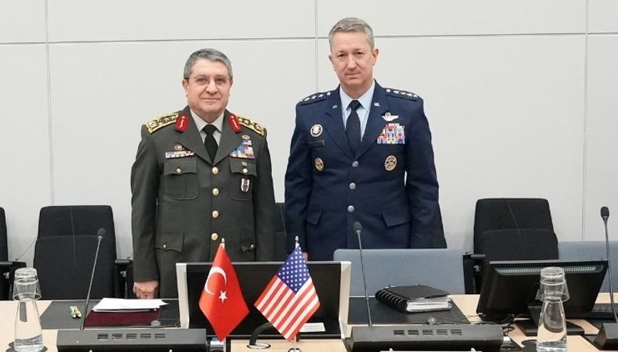 Genelkurmay Başkanı Bayraktaroğlu, ABDli mevkidaşı Caine ile görüştü