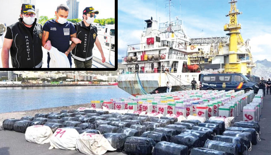 Kokain gemisi soruşturmasında 10 tutuklama