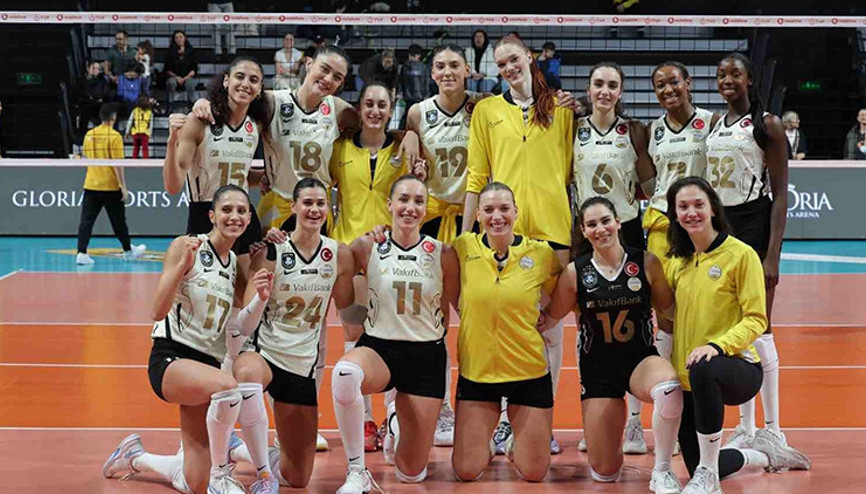 VakıfBank set vermeden kazandı