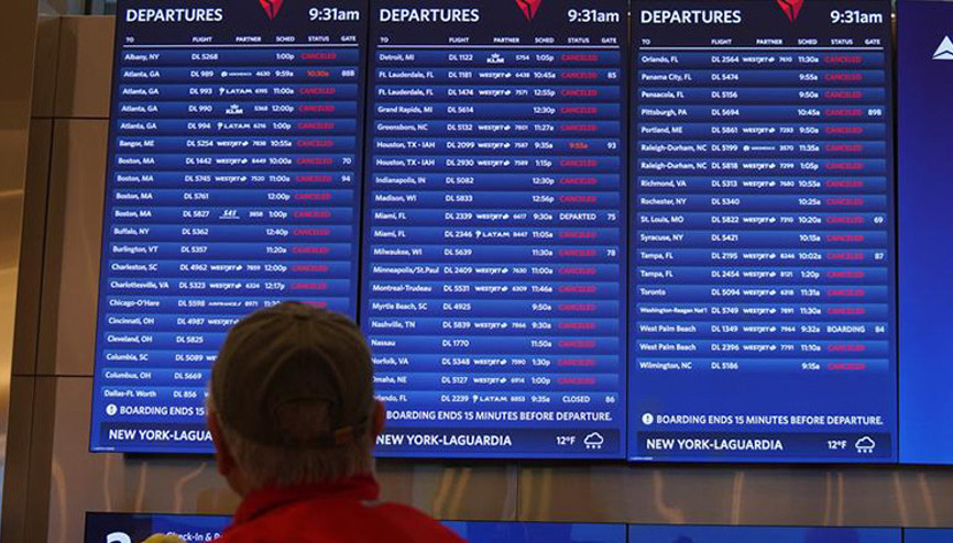 Kar fırtınası ABDyi vurdu 950 bin kişi elektriksiz kaldı