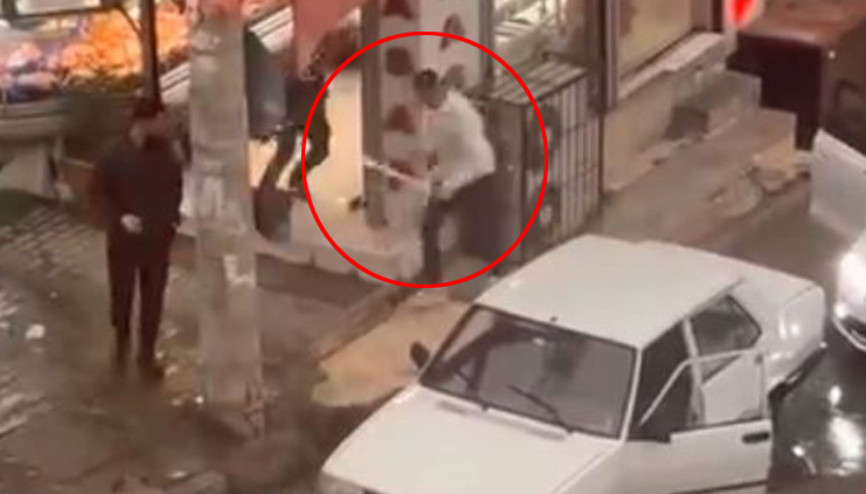 İzmirde trafik tartışması: Döner bıçağı ile kovaladı