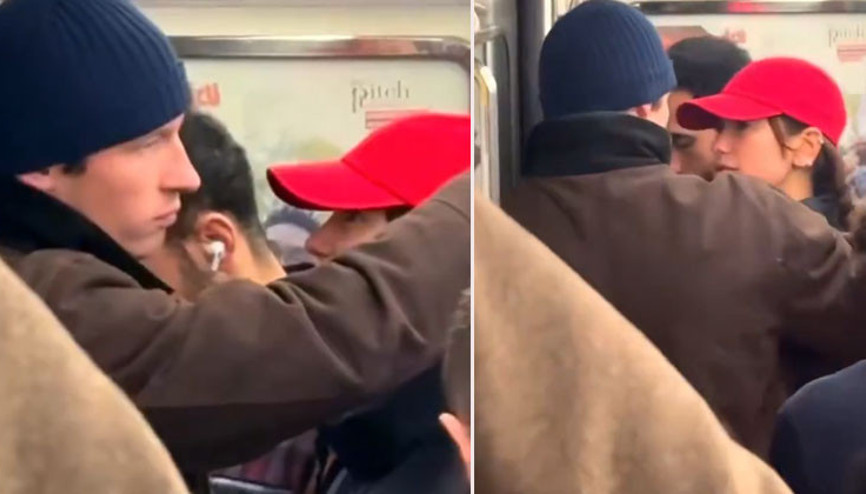 İkisinin de bankada milyonları var: Ünlü aşıklar tıklım tıklım metroda