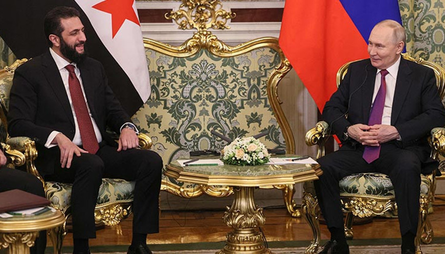 Rusyada kritik görüşme: Putin ve Şara bir araya geldi