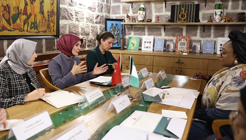 Bakan Göktaş, Nijeryalı mevkidaşıyla ile bir araya geldi