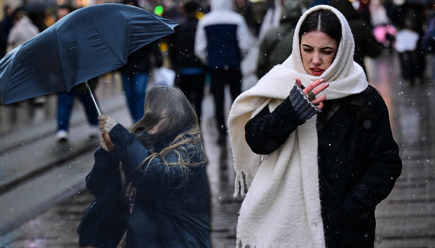 58 ilde alarm: Dereler taştı, yolları su bastı Meteoroloji uyardı: Tüm yurda yayılıyor | İstanbula kar yağacak mı 58 ilde alarm: Dereler taştı, yolları su bastı Meteoroloji uyardı: Tüm yurda yayılıyor | İstanbula kar yağacak mı