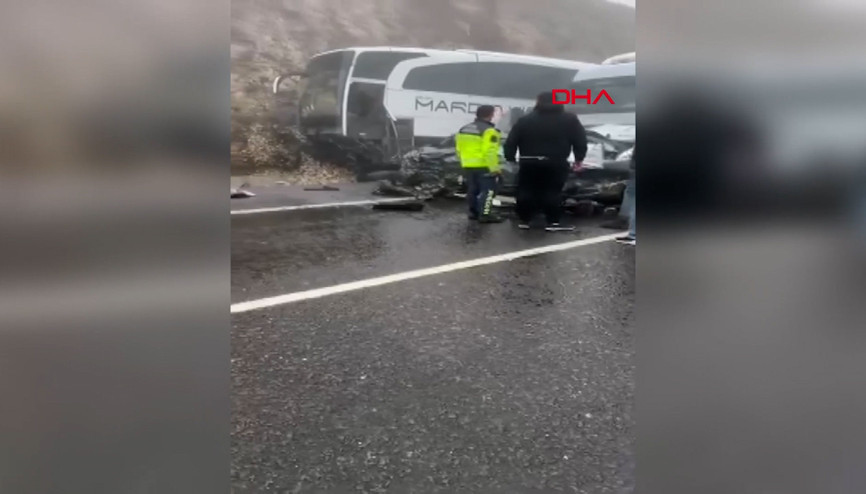 Gaziantep - Şanlıurfa otoyolunda zincirleme kaza