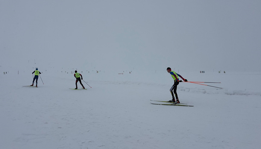 Yüksekovada düzenlenen Kayaklı Koşu 1. Etap Yarışması sona erdi