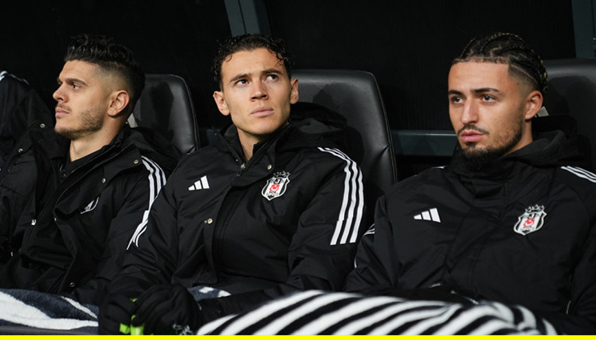 Beşiktaşta Asllani ilk maçında kırmızı kart gördü