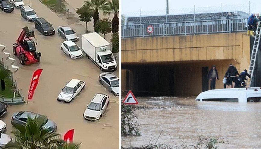 Bir kent felaketi yaşadı Metrekareye 138 kilogram yağış düştü, yollar göle döndü