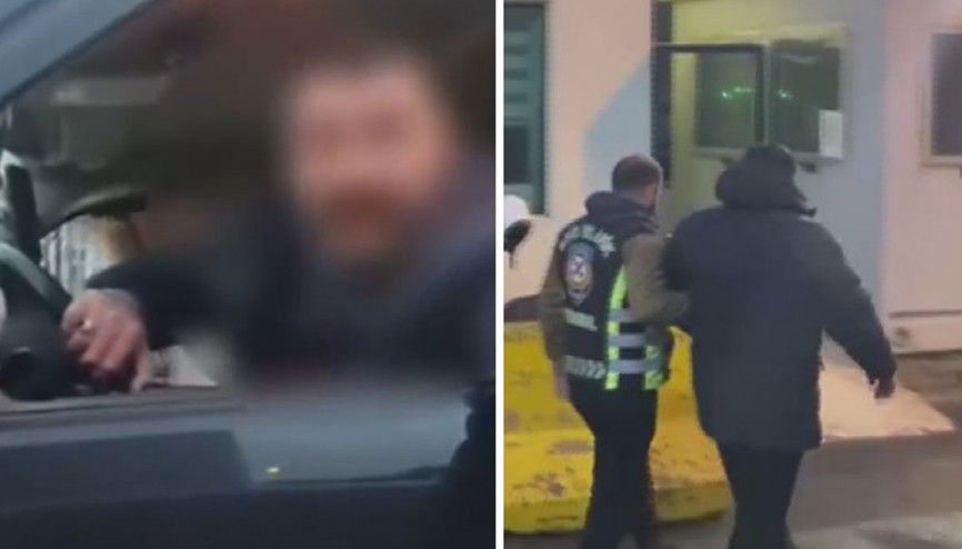 İstanbulda yol kesen maganda adliyeye sevk edildi İstanbulda yol kesen maganda adliyeye sevk edildi