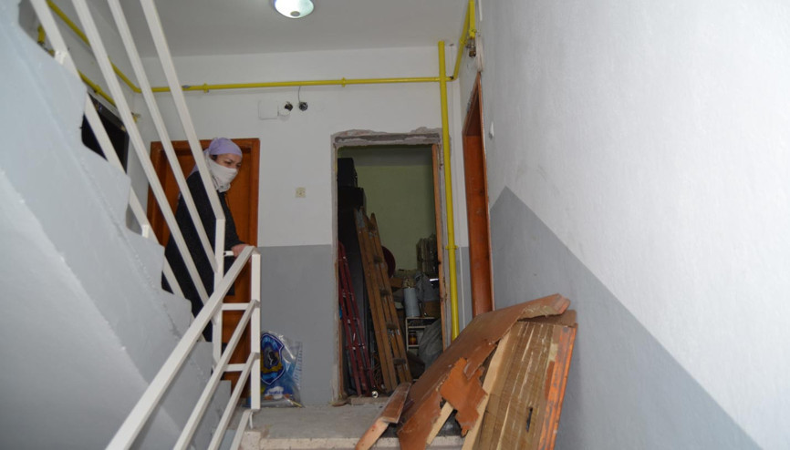 Aksarayda doğalgaz patlaması: 2 yaralı