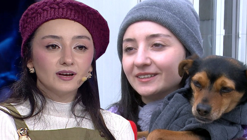 Köpeği Boncuk ile çektiği videolarla tanınan Fatma, Beyazla Jokere konuk oldu