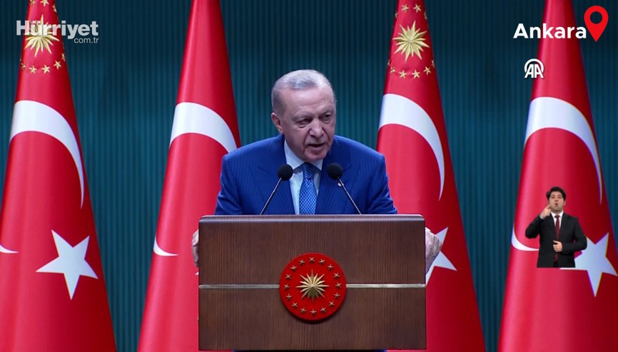 Cumhurbaşkanı Erdoğandan Kabine Toplantısı sonrası açıklamalar