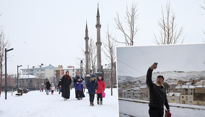 Lapa lapa kar yağıyor: Kar kalınlığı 40 santimetreye ulaştı Memleket özlenen kışa kavuştu