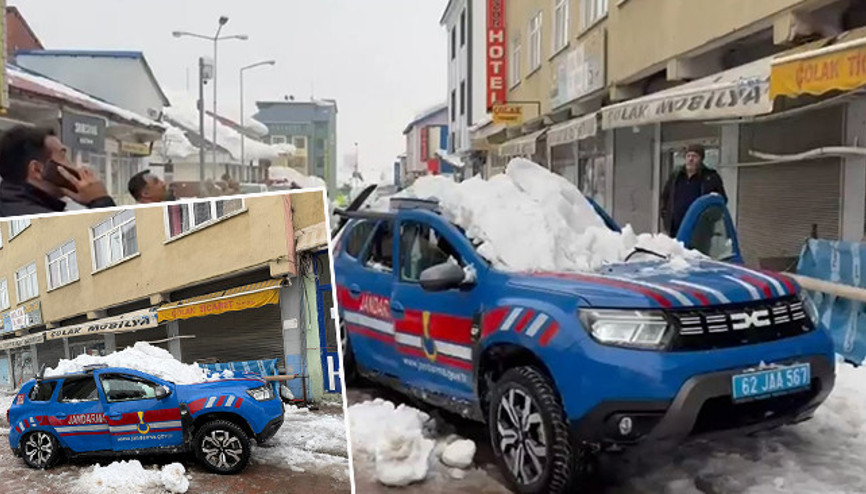Tuncelide kar kütlesi düştü: 2 askeri personel yaralandı