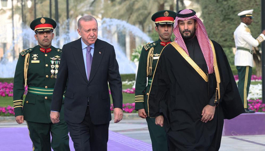 Suudi Arabistan ziyareti: Cumhurbaşkanı Erdoğan Prens Muhammed bin Selman ile görüştü