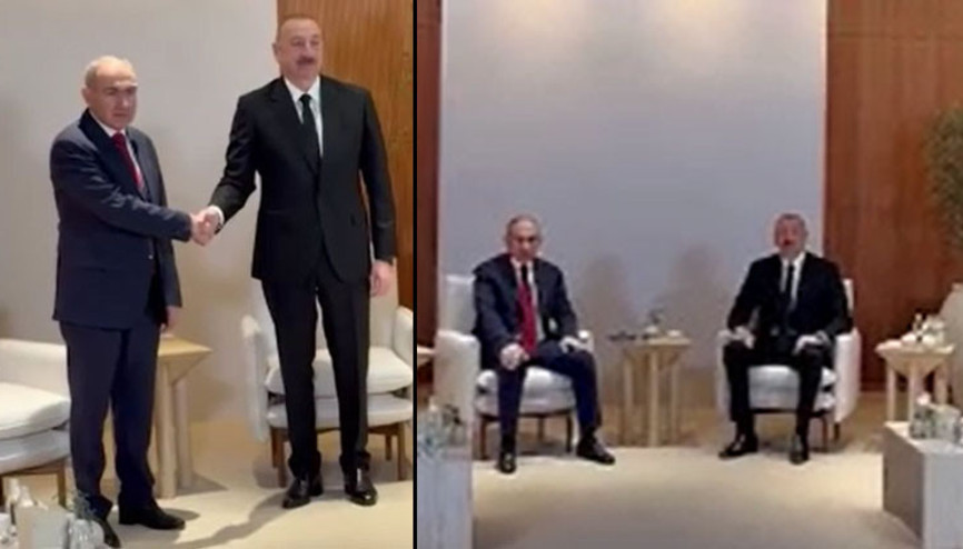 Abu Dabide kritik temas: Aliyev ve Paşinyan görüştü