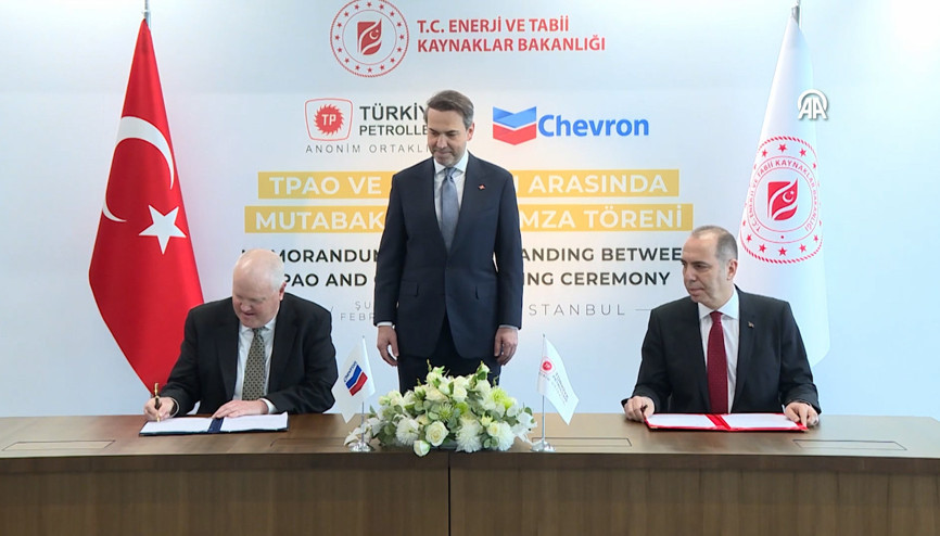 TPAO ile Chevron arasında petrol ve gaz arama ve üretimi için mutabakat zaptı imzalandı