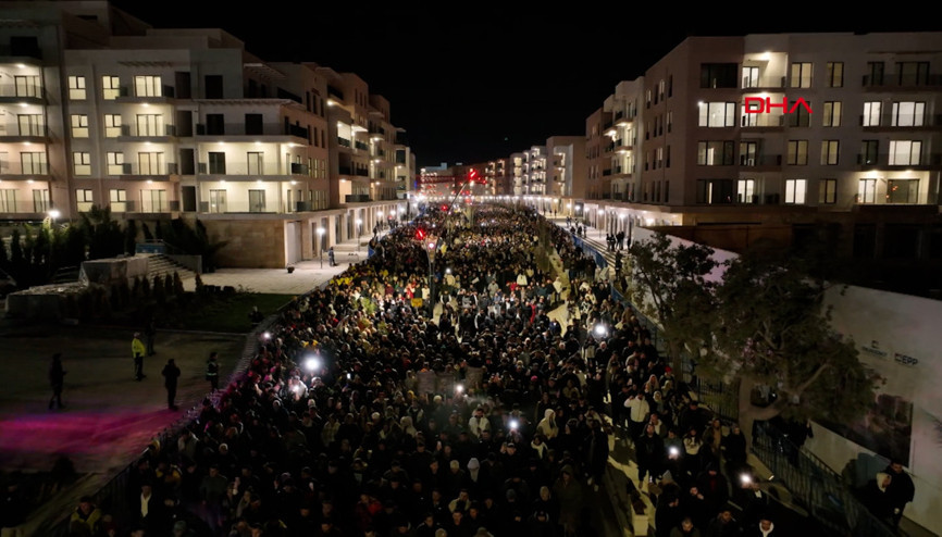 Depremin vurduğu Hatayda anma töreni ve sessiz yürüyüş