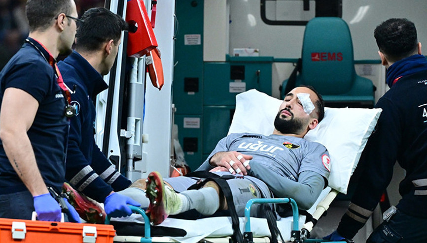 Ahmed Kutucu ile çarpmıştı Yüzünde kırıklar tespit edildi