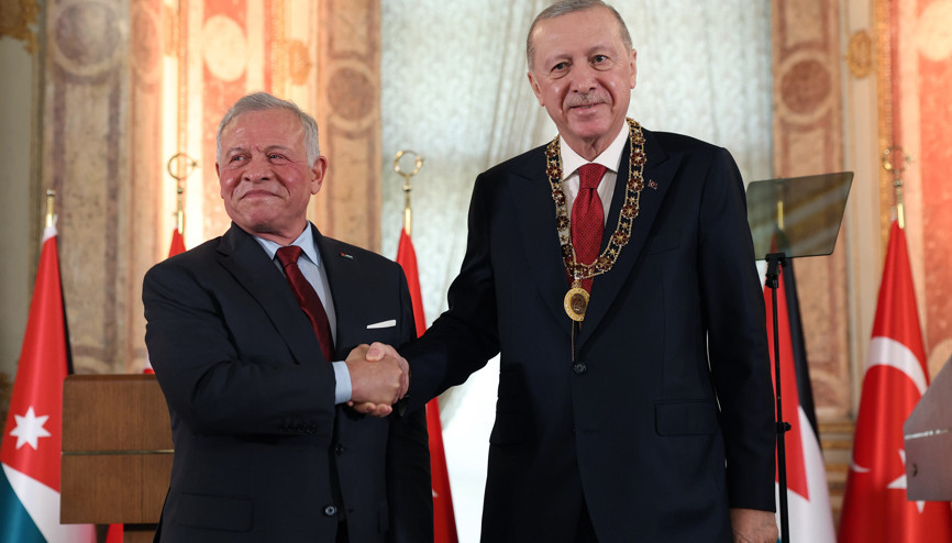 Cumhurbaşkanı Erdoğan, Ürdün Kralı 2. Abdullah ile bir araya geldi