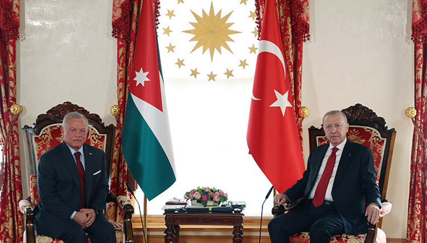 Cumhurbaşkanı Erdoğan, Ürdün Kralı 2. Abdullah ile bir araya geldi