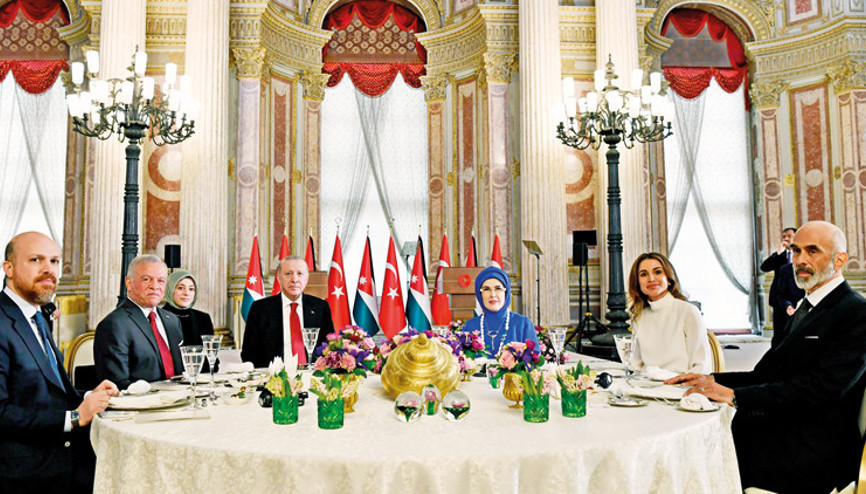 Ürdün Kralı Dolmabahçe’de